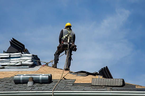 Professional Roof Installation technician working in Oswego, IL